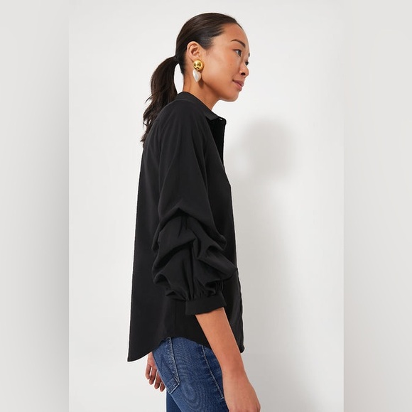 Tuckernuck Pomander Place Alessia Top in Black Size Medium - Picture 2 of 9